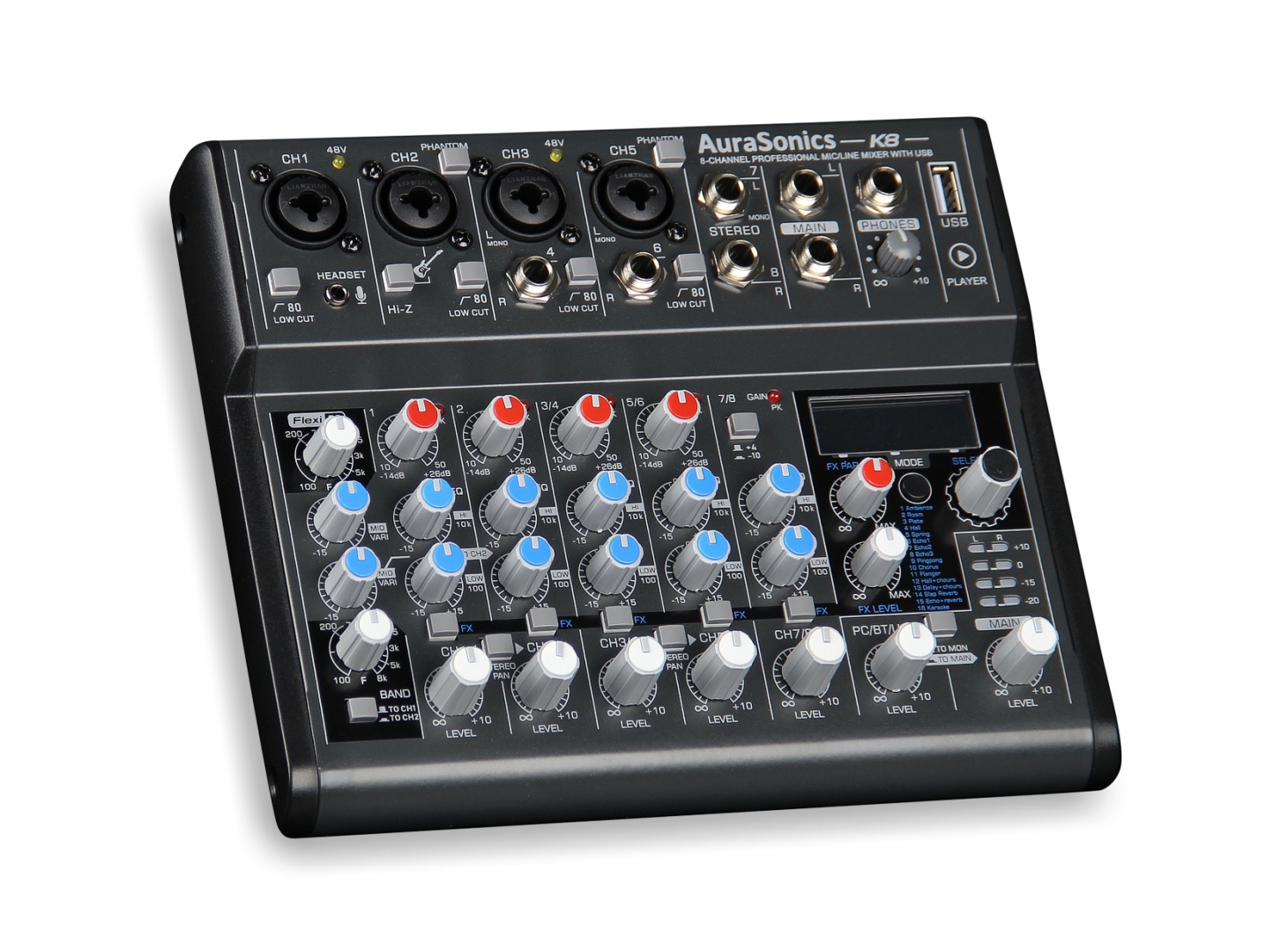 AuraSonics K8 компактный микшерный пульт в Сарове