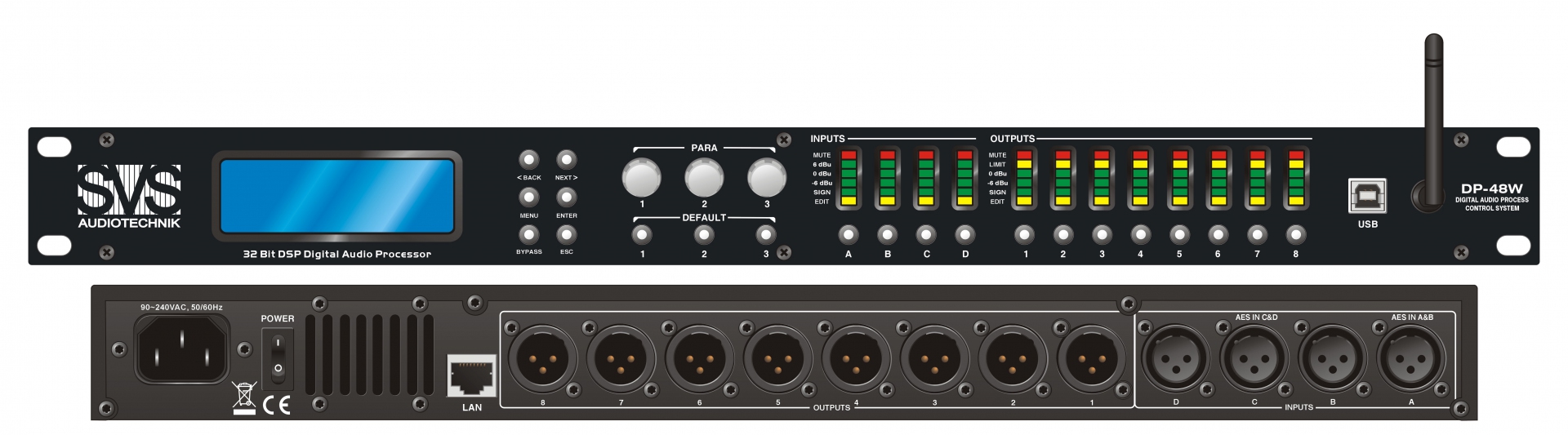 SVS Audiotechnik DP-48W Цифровой процессор: 4 входа 8 выходов в Сарове