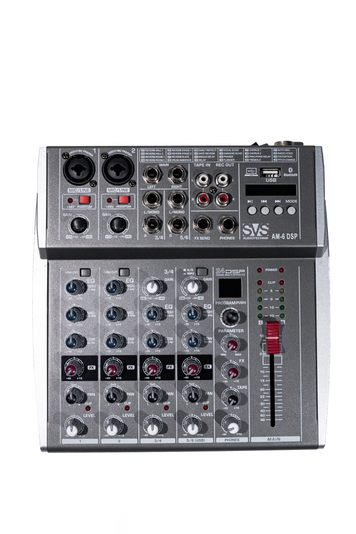 SVS Audiotechnik mixers AM-6 DSP Микшерный пульт аналоговый, 6-канальный SVS Audiotechnik mixers в Сарове