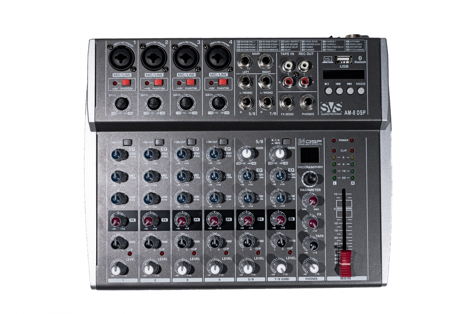 SVS Audiotechnik mixers AM-8 DSP Микшерный пульт аналоговый, 8-канальный в Сарове